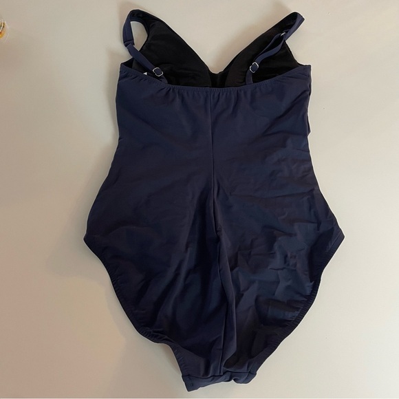 New! MagicSuit Navy Blue Morningstar One Piece Swimsuit 20569 - Picture 3 of 11